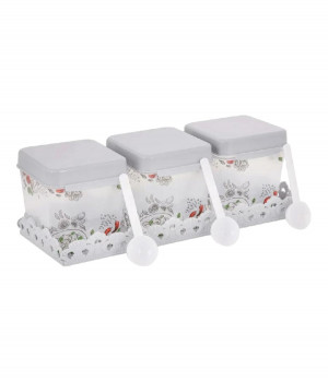 Набор УЮТ емкостей на подставке  1,2л. - М4723