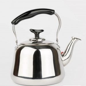BXA-39 Чайник из нержавейки для плиты со свистком и ситечком 3л